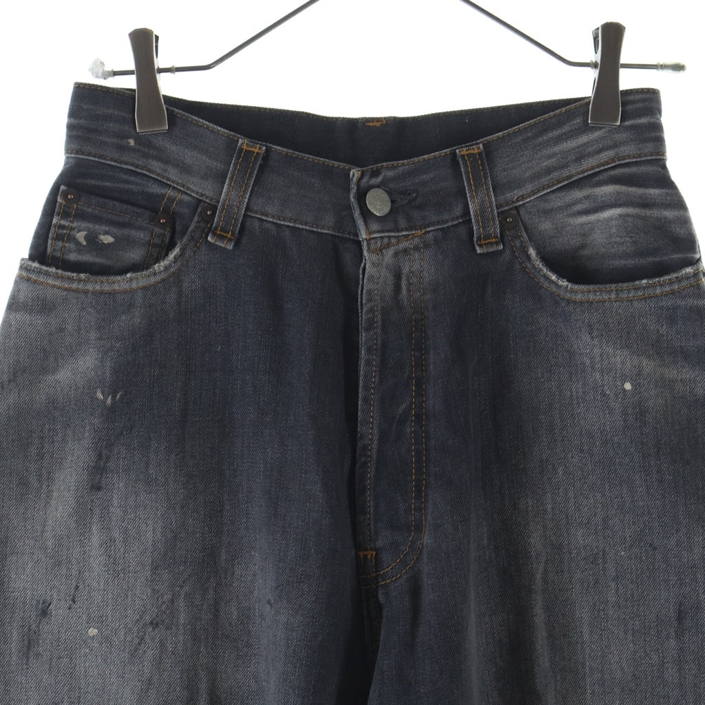 Acne Studios(アクネ ストゥディオズ) 23AW FN Black Trafalgar Super Baggy Fit Jeans ペイント加工 トラファルガー スーパーバギーフィットジーンズ デニムパンツ ブラック A00514