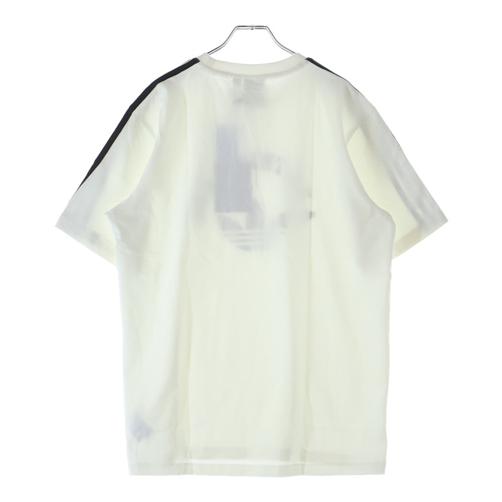 A BATHING APE(アベイシングエイプ) ×adidas ロゴプリント サイドラインクルーネック半袖Tシャツカットソー