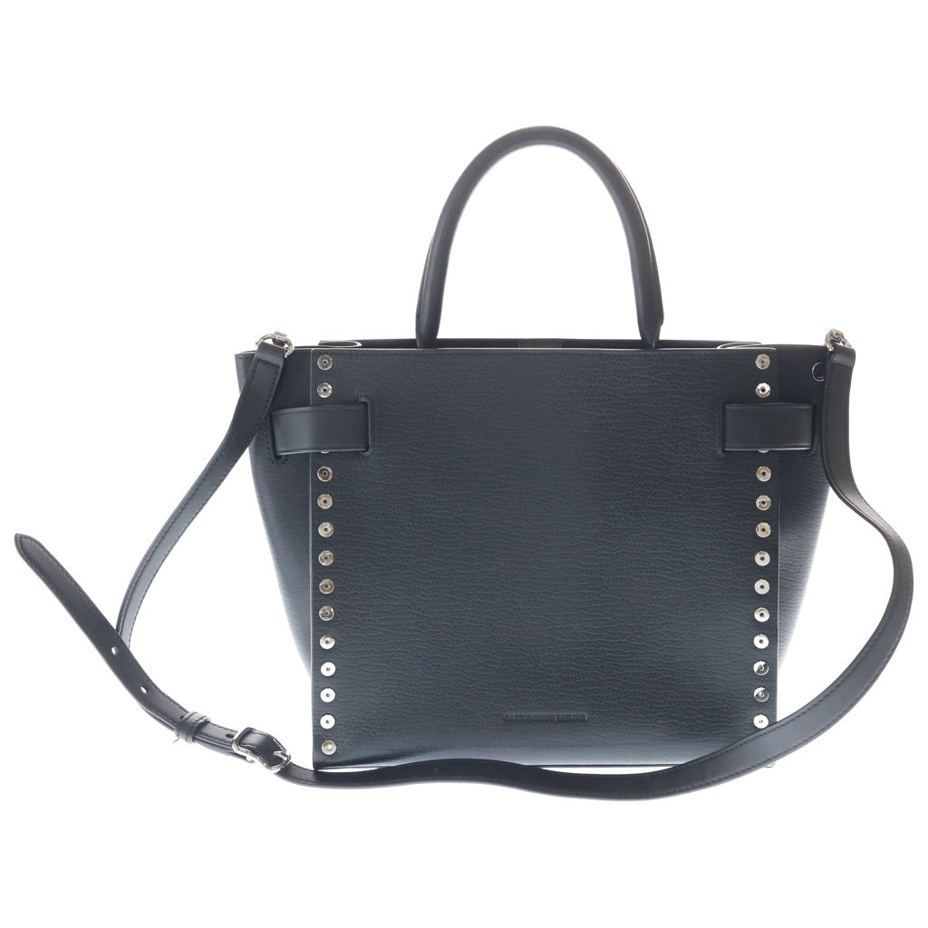 ALEXANDER WANG(アレキサンダーワン) Studded Attica Chain Satchel スタッズ アッティカ チェーンサッチェル ハンドショルダーバッグ ブラック レディース