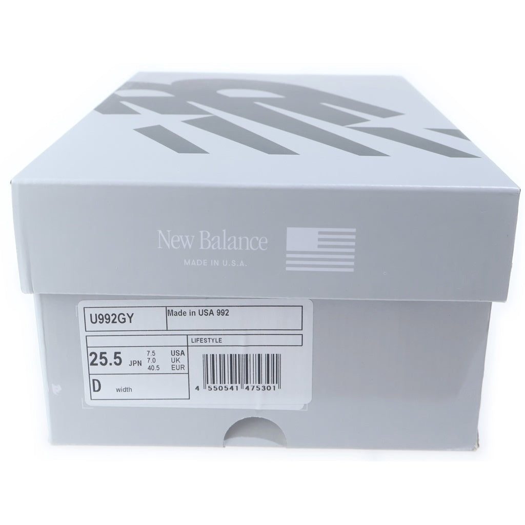 New Balance(ニューバランス) Made in USA 992 Core ローカットスニーカー グレー U992GY