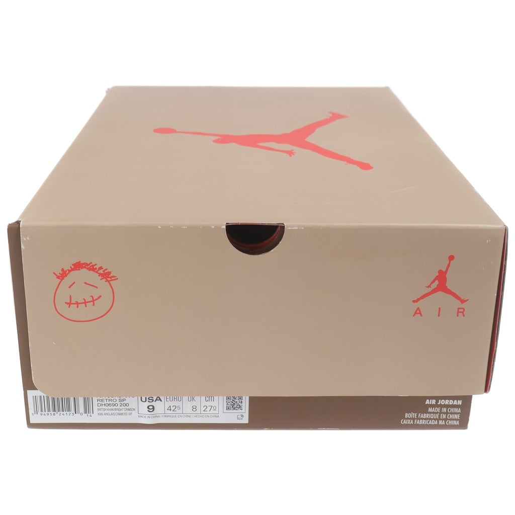 NIKE(ナイキ) ×TRAVIS SCOTT AIR JORDAN6 RETRO SP トラヴィススコット エアジョーダン6 ハイカットスニーカーブラウン US9/27cm DH0690-200