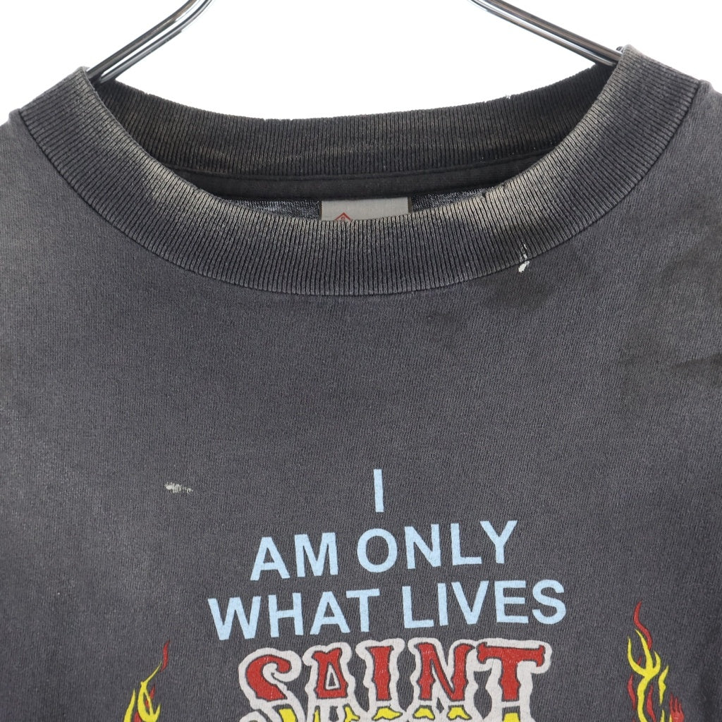 SAINT MICHAEL(セントマイケル) 25SS ×NEIGHBORHOOD STHD.HOOD TEE ネイバーフッド クルーネック半袖Tシャツカットソー グレー SM-HR8-0000-C69