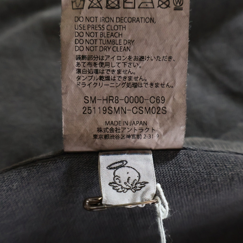 SAINT MICHAEL(セントマイケル) 25SS ×NEIGHBORHOOD STHD.HOOD TEE ネイバーフッド クルーネック半袖Tシャツカットソー グレー SM-HR8-0000-C69