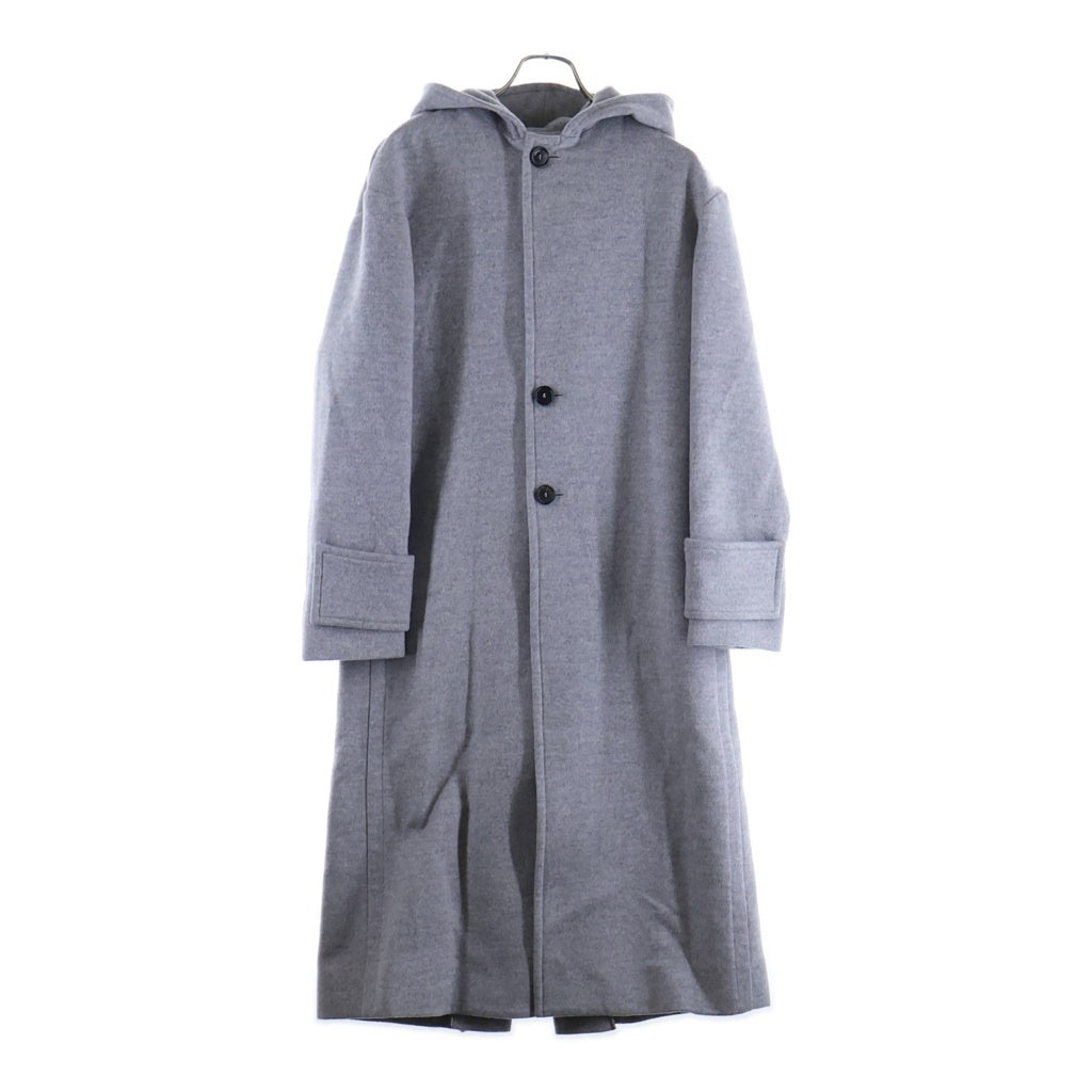 LOEWE(ロエベ) HOODED WOOL COAT フーデッド ウールコート グレー レディース S359Y01XA3