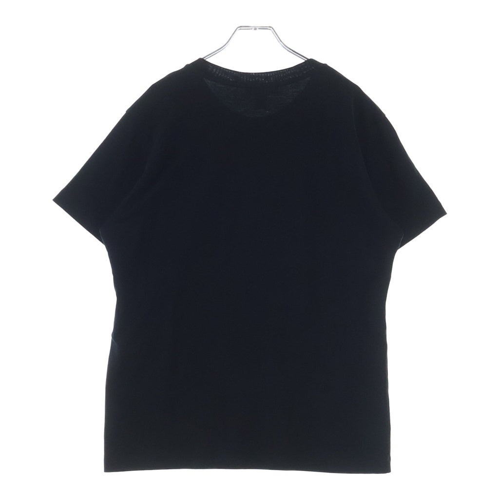 LOUIS VUITTON(ルイヴィトン) 25SS フロントロゴプリント クルーネック半袖Tシャツカットソー ブラック RW251WB UOL FSTS90