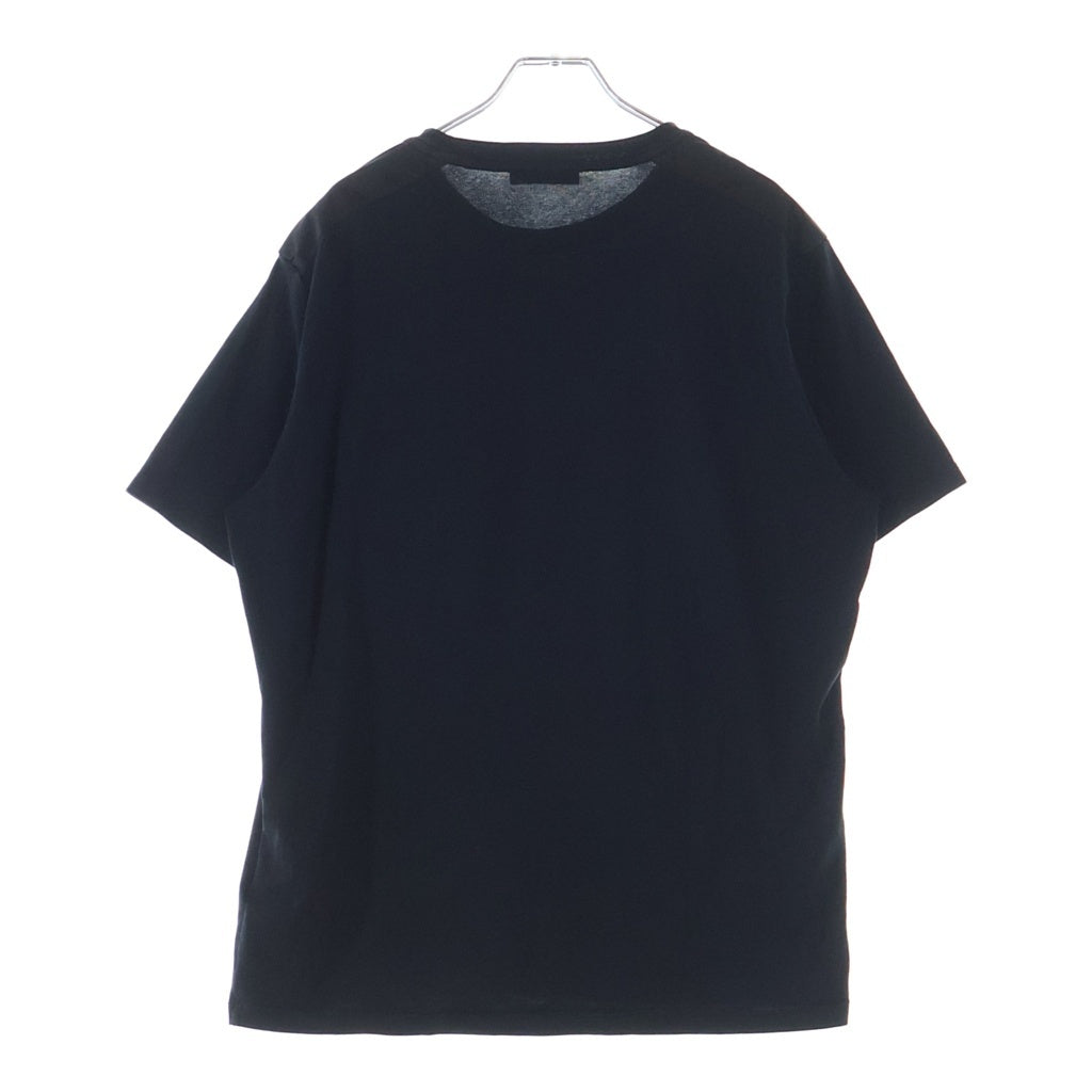 PRADA(プラダ) ラバーロゴデザイン クルーネック半袖Tシャツカットソー ブラック SJN250 R192 710