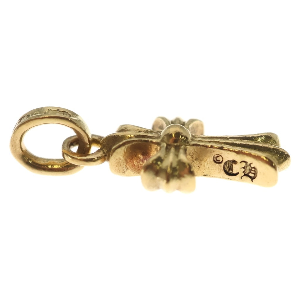 CHROME HEARTS(クロムハーツ) 22K CRS BBYFAT P/DIA ベイビーファットクロス PAVEダイヤ ペンダントトップ ゴールド BCA035