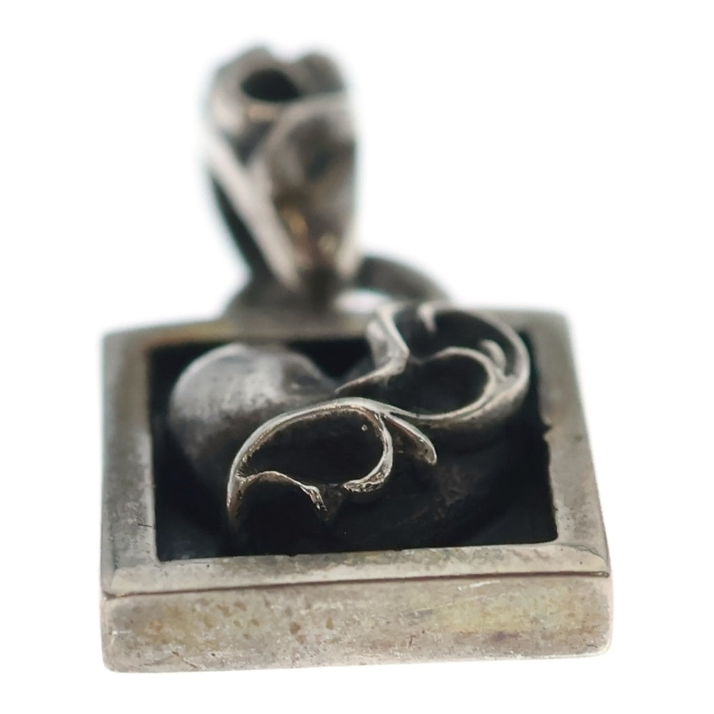 CHROME HEARTS(クロムハーツ) FRAMED HEART フレームドハート チャーム ペンダントトップ シルバー BCA273
