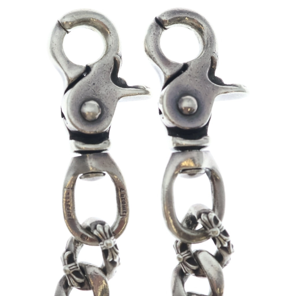 CHROME HEARTS(クロムハーツ) FANCY LONG-T/2クリップロングファンシー ウォレットチェーン シルバー BCA075