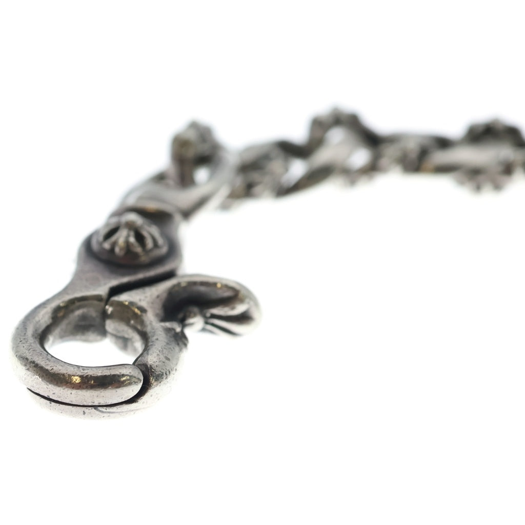 CHROME HEARTS(クロムハーツ) FANCY LONG-T/2クリップロングファンシー ウォレットチェーン シルバー BCA075