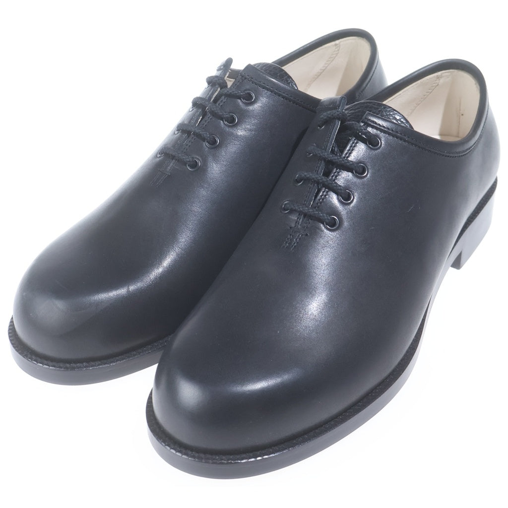 foot the coacher(フットザコーチャー) GERMAN HOLE-CUT SIMPLICITY ジャーマンホールカット 内羽根 レザーシューズ ブラック