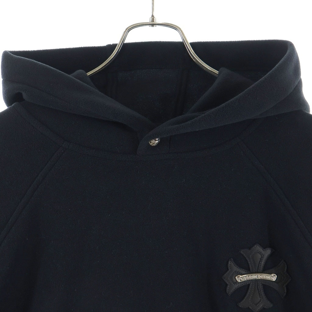 CHROME HEARTS(クロムハーツ) GRP Y NOT DETENTION CHパッチ プルオーバーフリースパーカー ブラック