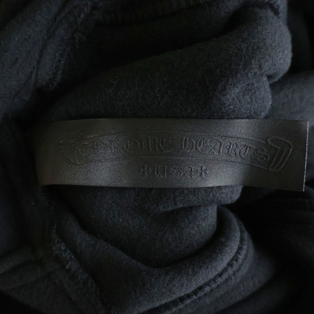 CHROME HEARTS(クロムハーツ) GRP Y NOT DETENTION CHパッチ プルオーバーフリースパーカー ブラック