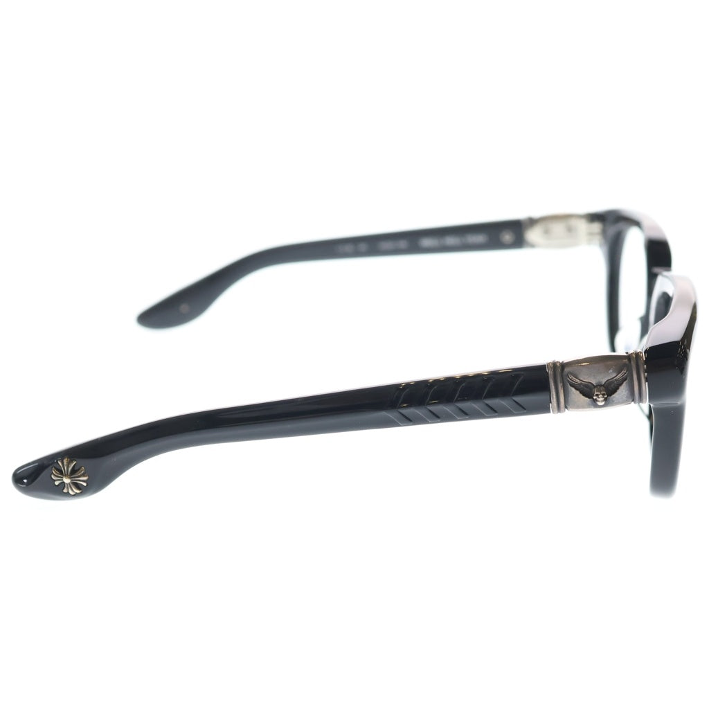 CHROME HEARTS(クロムハーツ) WELL HELL YEAH FOTI フォティ テンプルウェリントンサングラス ブラック/シルバー