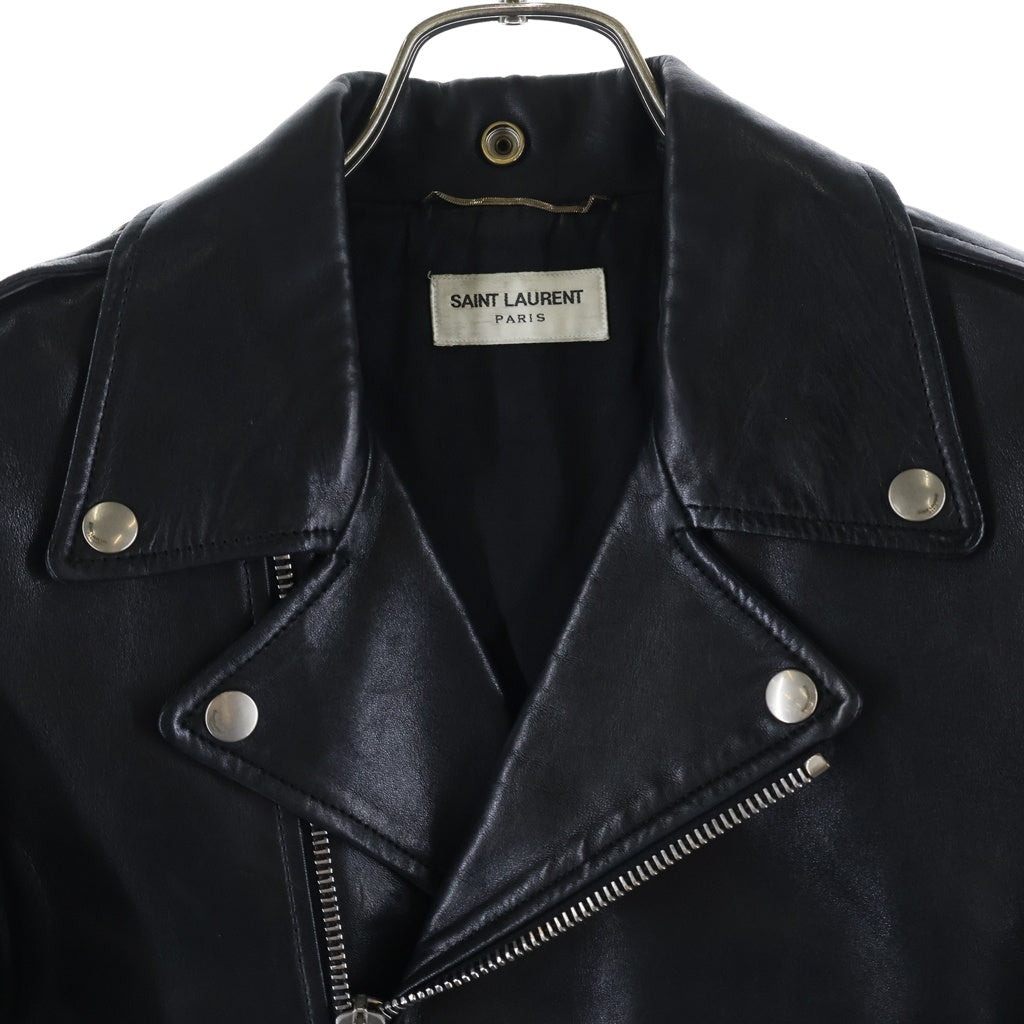 SAINT LAURENT PARIS(サンローランパリ) 16AW L01 Classic Motorcycle Leather Riders Jacket クラシックモーターサイクル ライダースジャケット ブラック 397290 Y5YA1