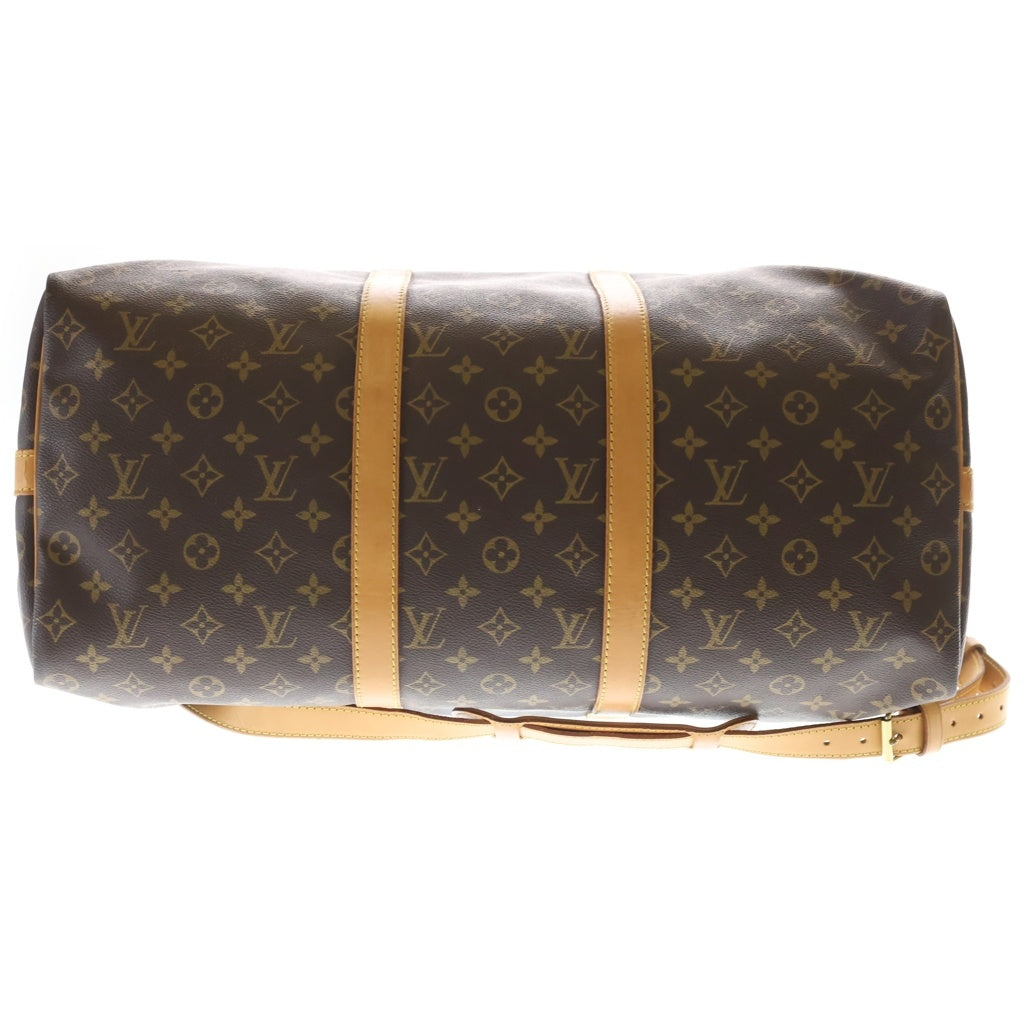 LOUIS VUITTON(ルイヴィトン) モノグラム キーポルバンドリエール50 レザーハンドショルダーボストンバッグ ブラウン M41416 レディース