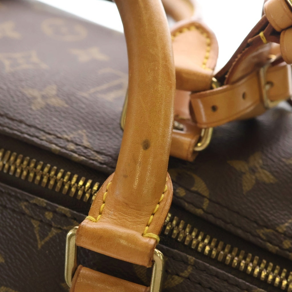 LOUIS VUITTON(ルイヴィトン) モノグラム キーポルバンドリエール50 レザーハンドショルダーボストンバッグ ブラウン M41416 レディース