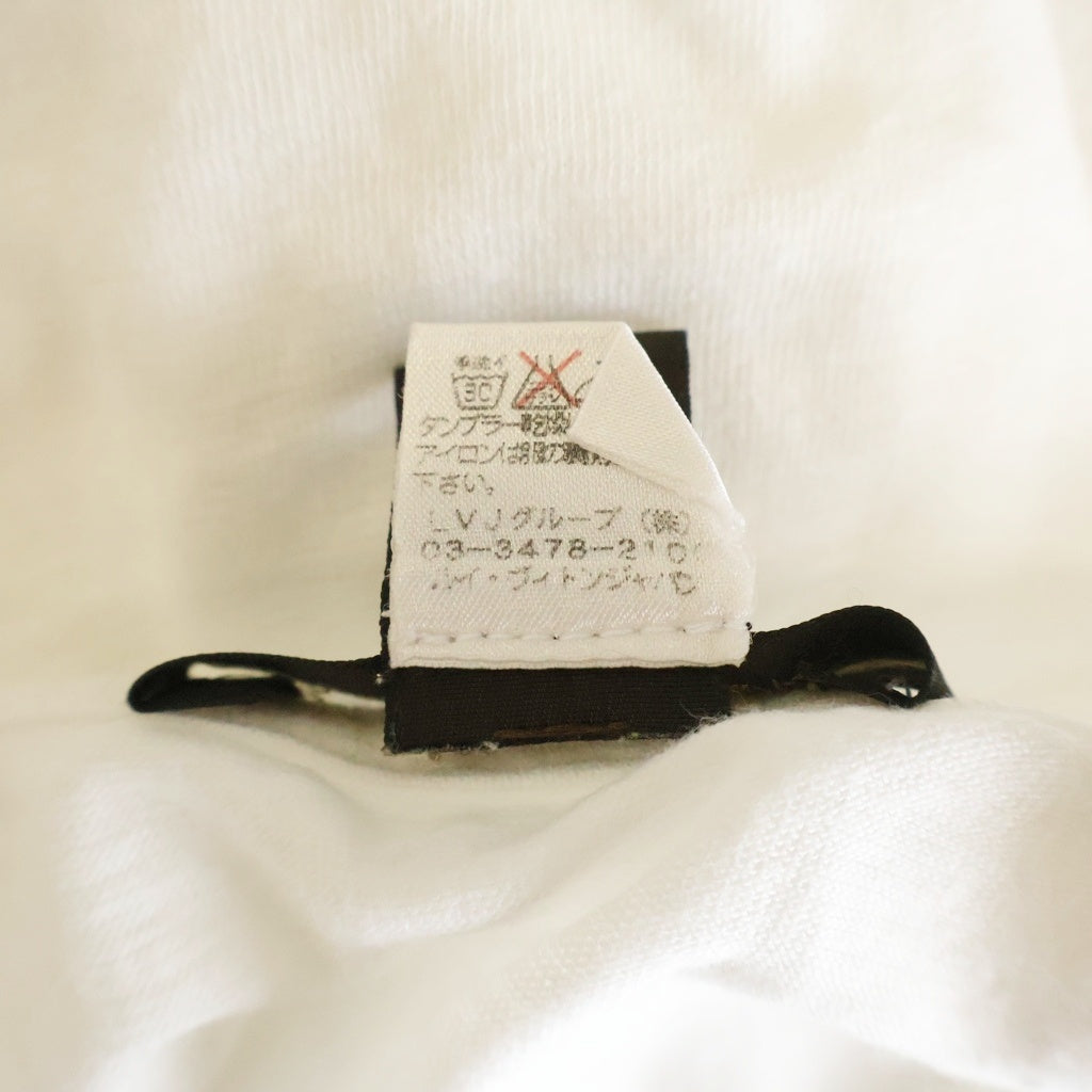 LOUIS VUITTON(ルイヴィトン) LVロゴプリント クルーネック半袖Tシャツカットソー ホワイト