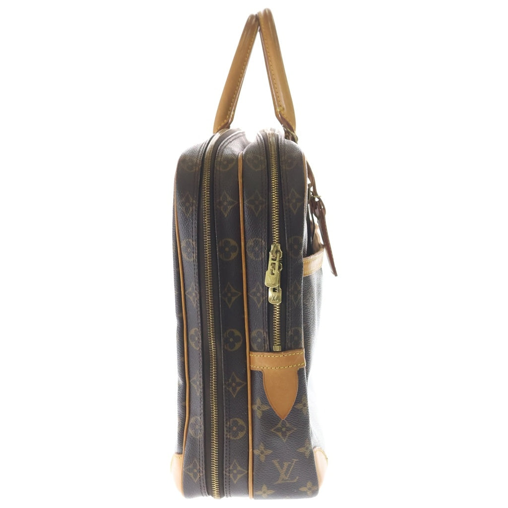 LOUIS VUITTON(ルイヴィトン) モノグラム ポルトドキュマン ヴォワヤージュ レザーハンドバッグ ブラウン M53362 レディース