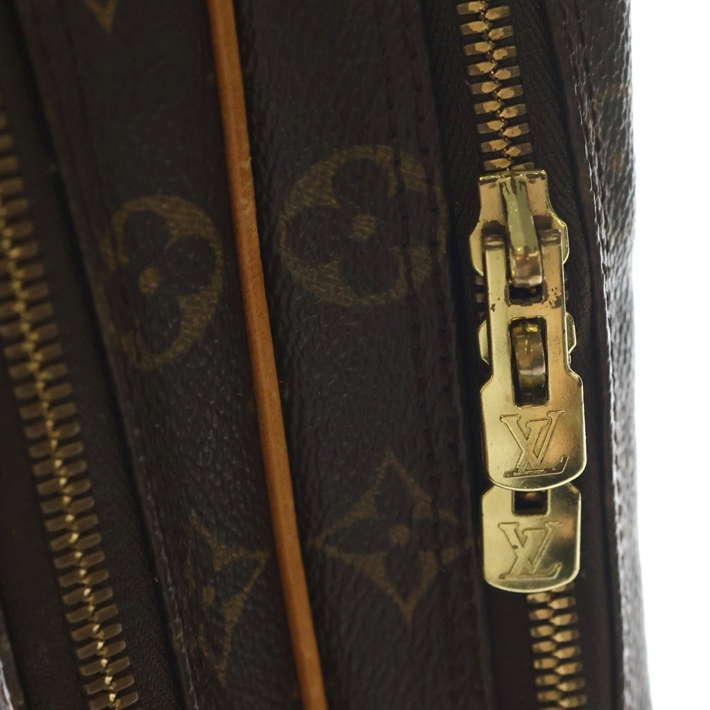 LOUIS VUITTON(ルイヴィトン) モノグラム ポルトドキュマン ヴォワヤージュ レザーハンドバッグ ブラウン M53362 レディース
