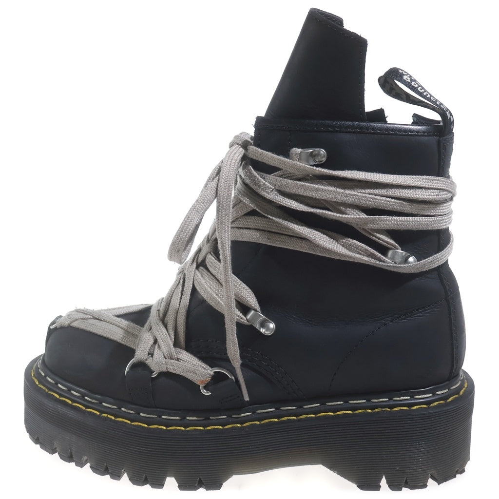 Dr.Martens(ドクターマーチン) ×Rick Owens 1460 Quad Sole Mega Lace Boot リックオウエンス メガレースブーツ ブラック 41818001