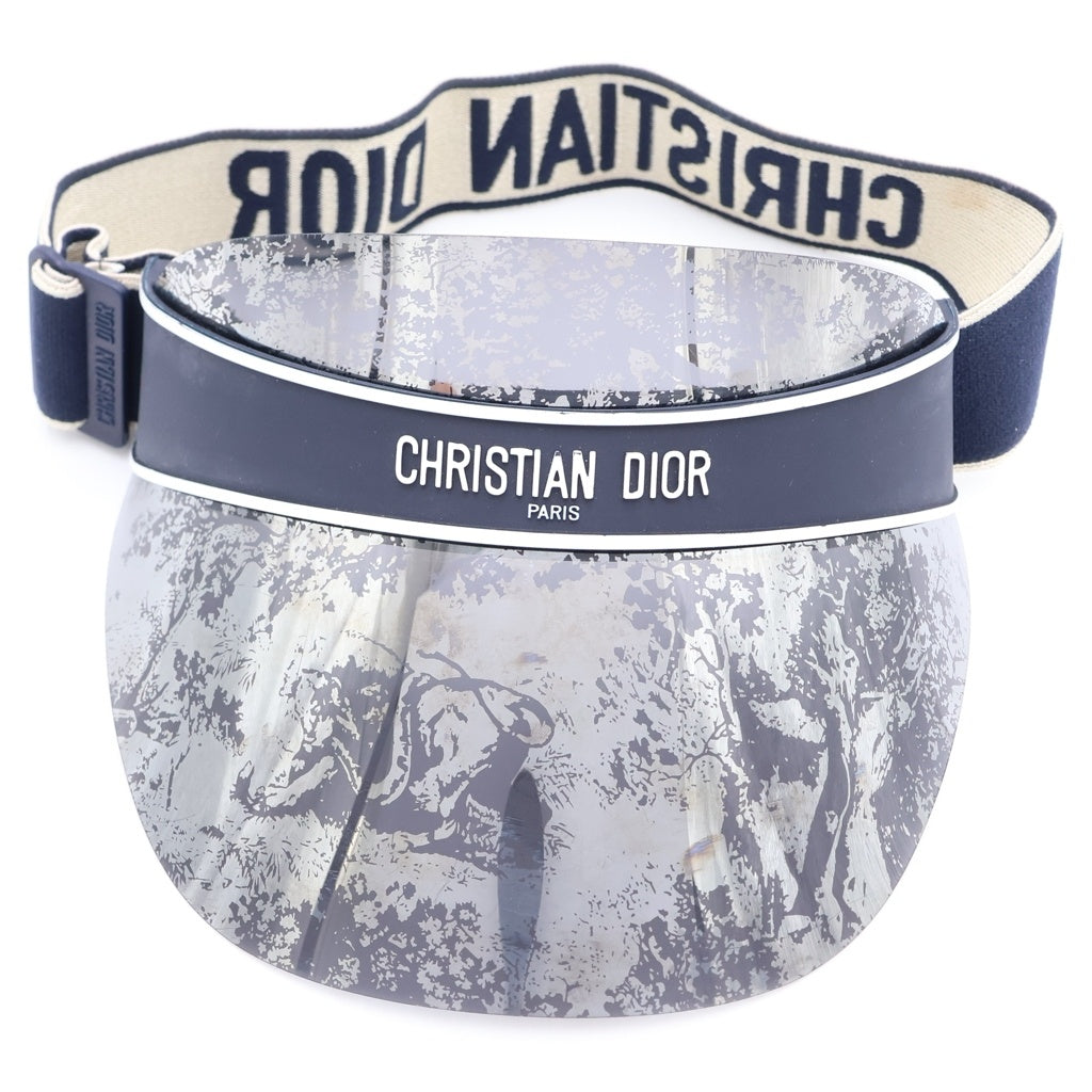 Christian Dior(クリスチャンディオール) Dior Club V1U 総柄 サンバイザー 帽子 ネイビー