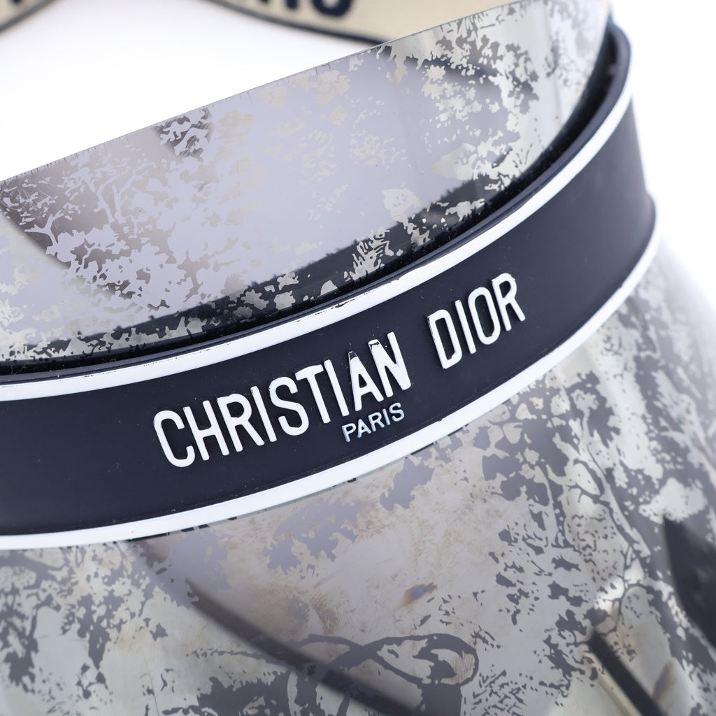 Christian Dior(クリスチャンディオール) Dior Club V1U 総柄 サンバイザー 帽子 ネイビー