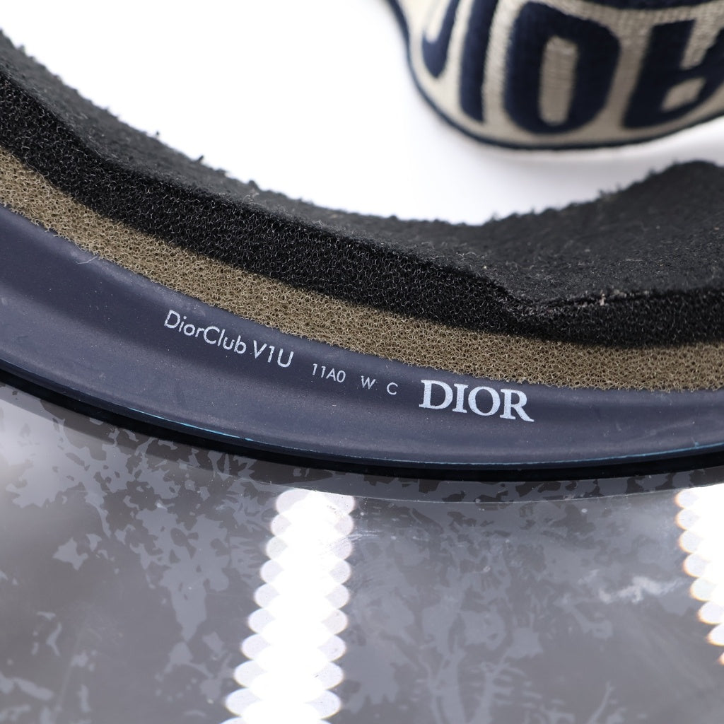 Christian Dior(クリスチャンディオール) Dior Club V1U 総柄 サンバイザー 帽子 ネイビー
