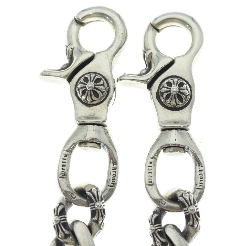 CHROME HEARTS(クロムハーツ) FANCY SHORT-T/2クリップショートファンシー ウォレットチェーン シルバー BCA077