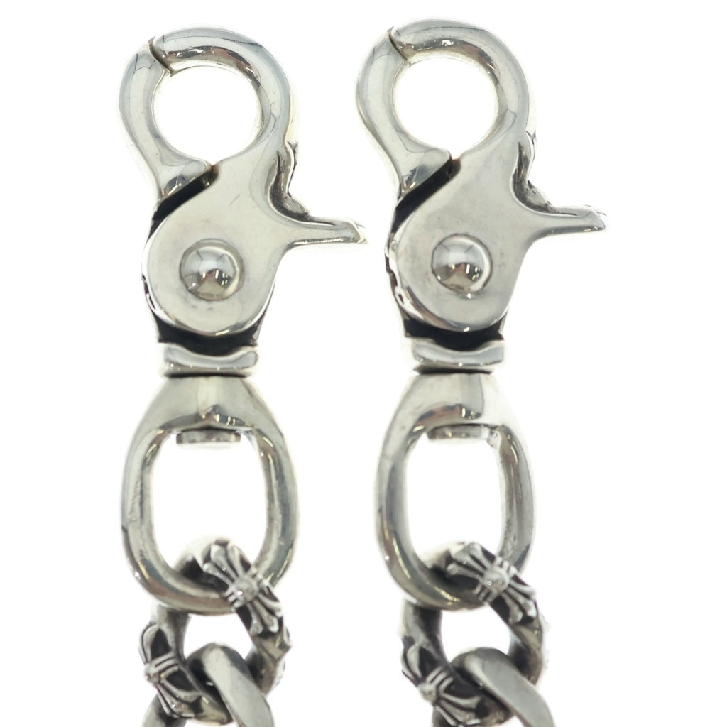 CHROME HEARTS(クロムハーツ) FANCY SHORT-T/2クリップショートファンシー ウォレットチェーン シルバー BCA077