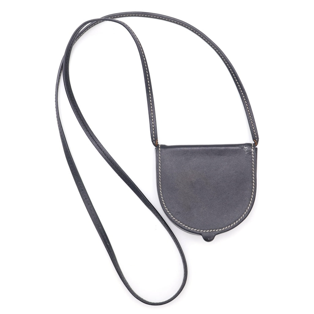 LOEWE(ロエベ) アナグラムロゴ レザー ヒールポーチ ブラック レディース