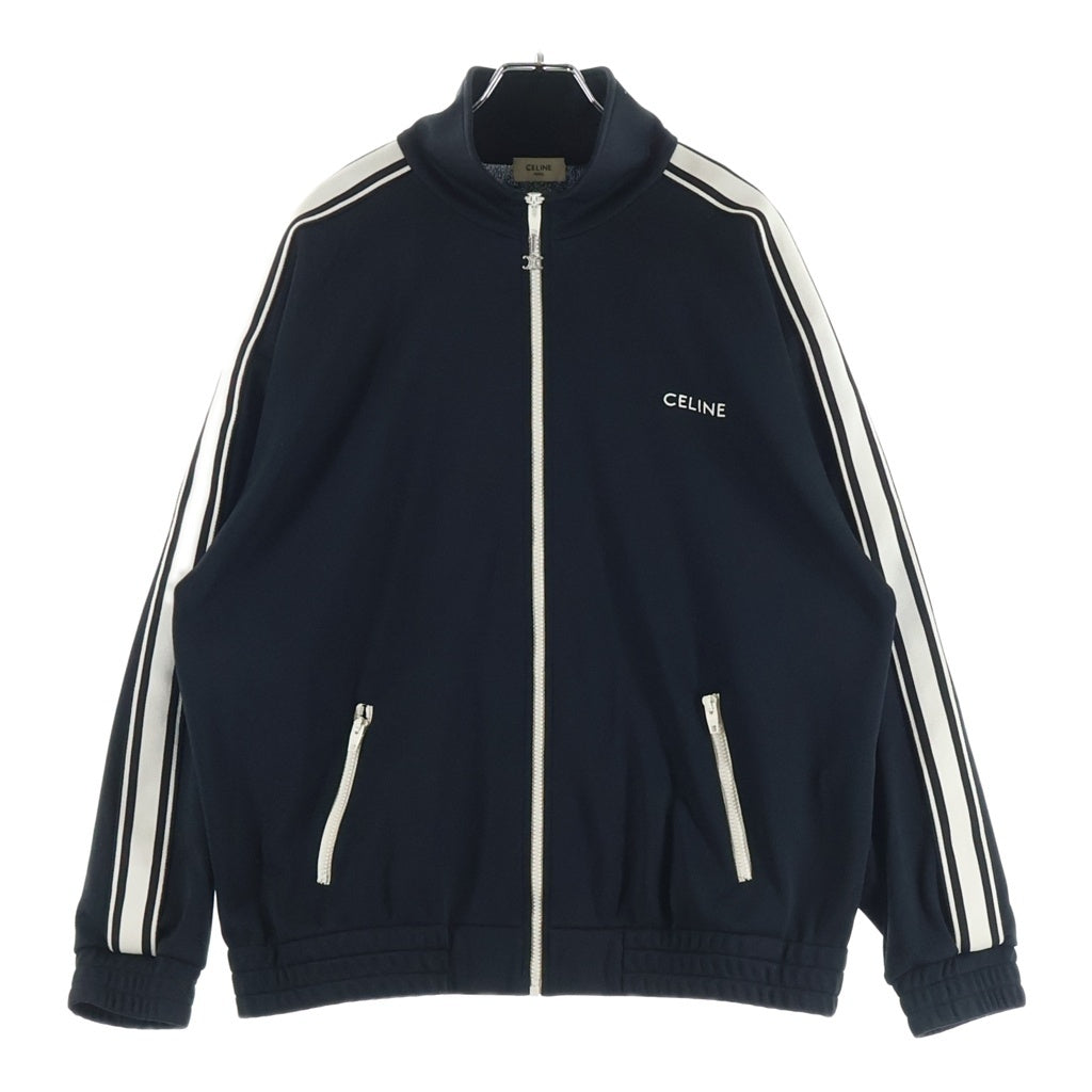CELINE(セリーヌ) ダブルフェイスジャージ ジップアップ トラックジャケット ブラック 2Y4901210