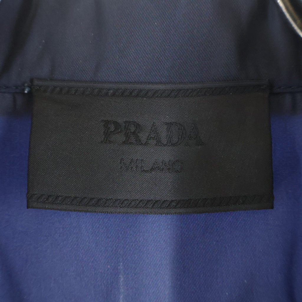 PRADA(プラダ) Re-Nylon リナイロン トライアングルロゴ 半袖シャツ ネイビー ACU1 2022 3371