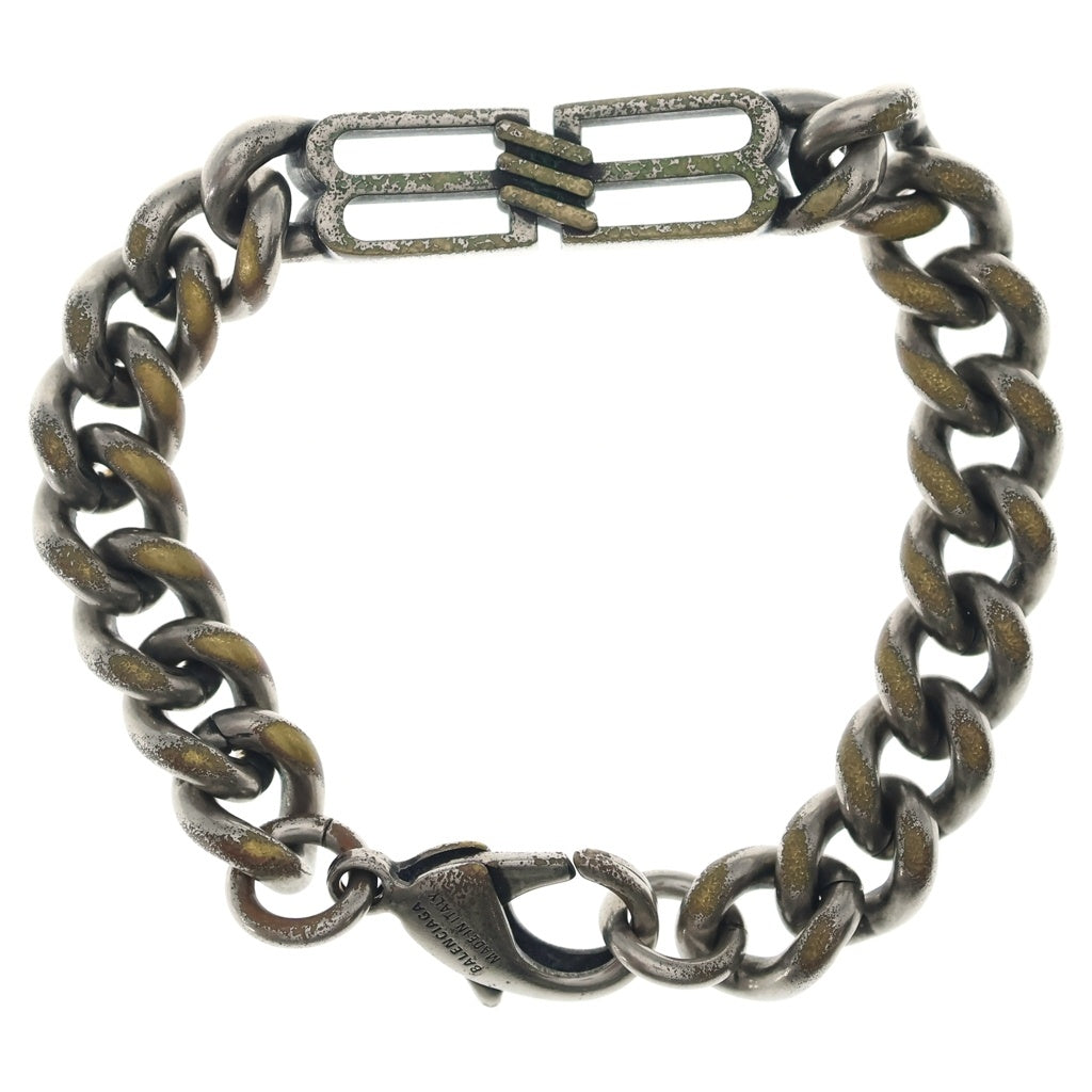 BALENCIAGA(バレンシアガ) BB ICON GOURMETTE BBアイコン チェーンブレスレット シルバー 718493 718493