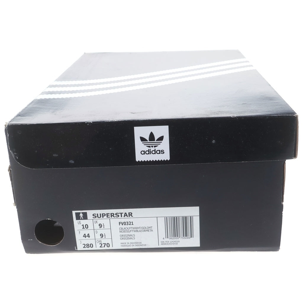 adidas(アディダス) Superstar Black スーパースター ローカットスニーカー US10/28cm ブラック FV0321