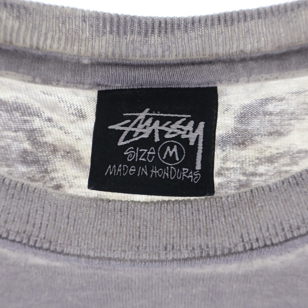 STUSSY(ステューシー) Burly Stone Washed Tee バーリーストーン ウォッシュド加工 クルーネック半袖Tシャツカットソー グレー