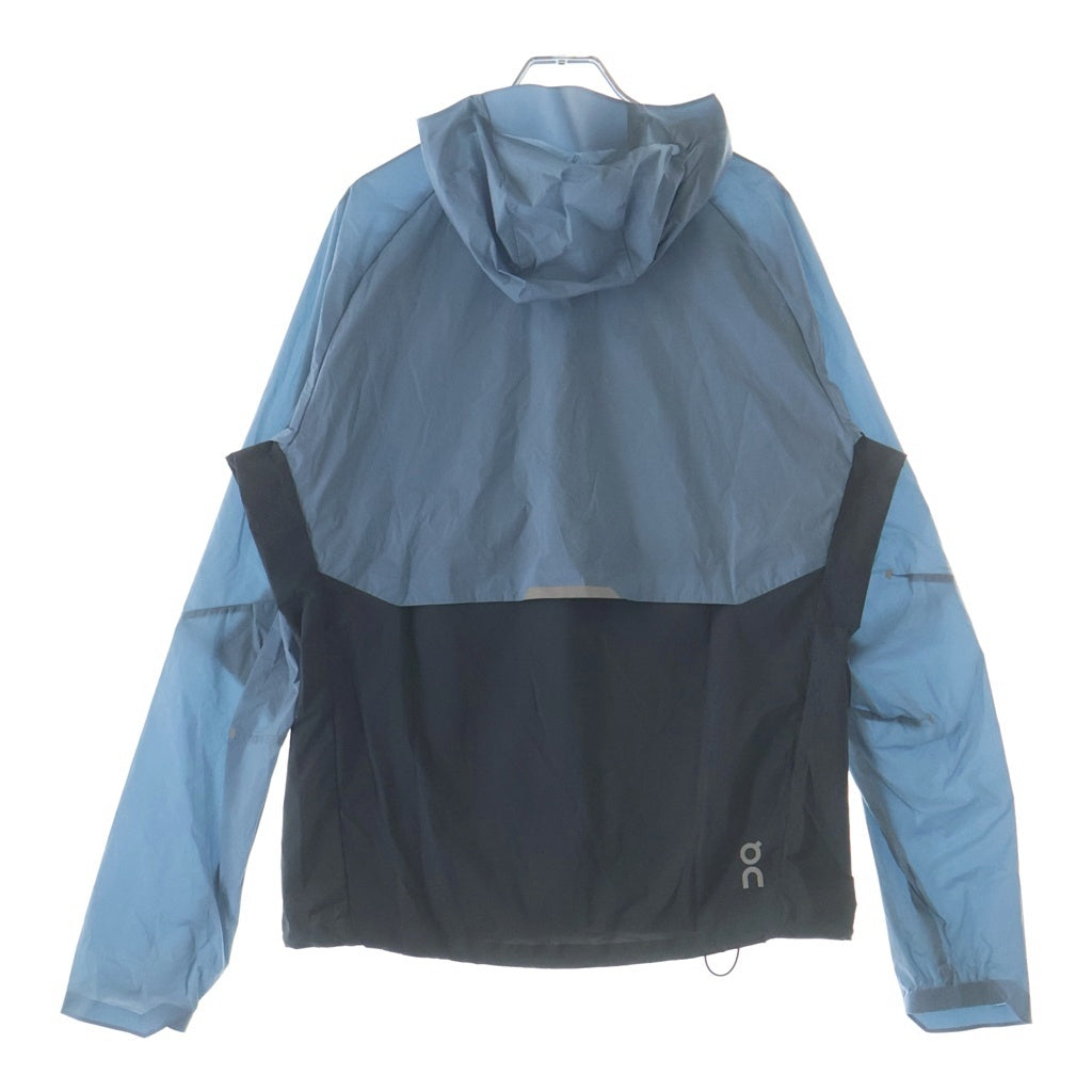 On(オン) Core Jacket コアジャケット ロゴリフレクター フーデッドナイロンジップアップジャケット ライトブルー 1ME1033 1ME1033