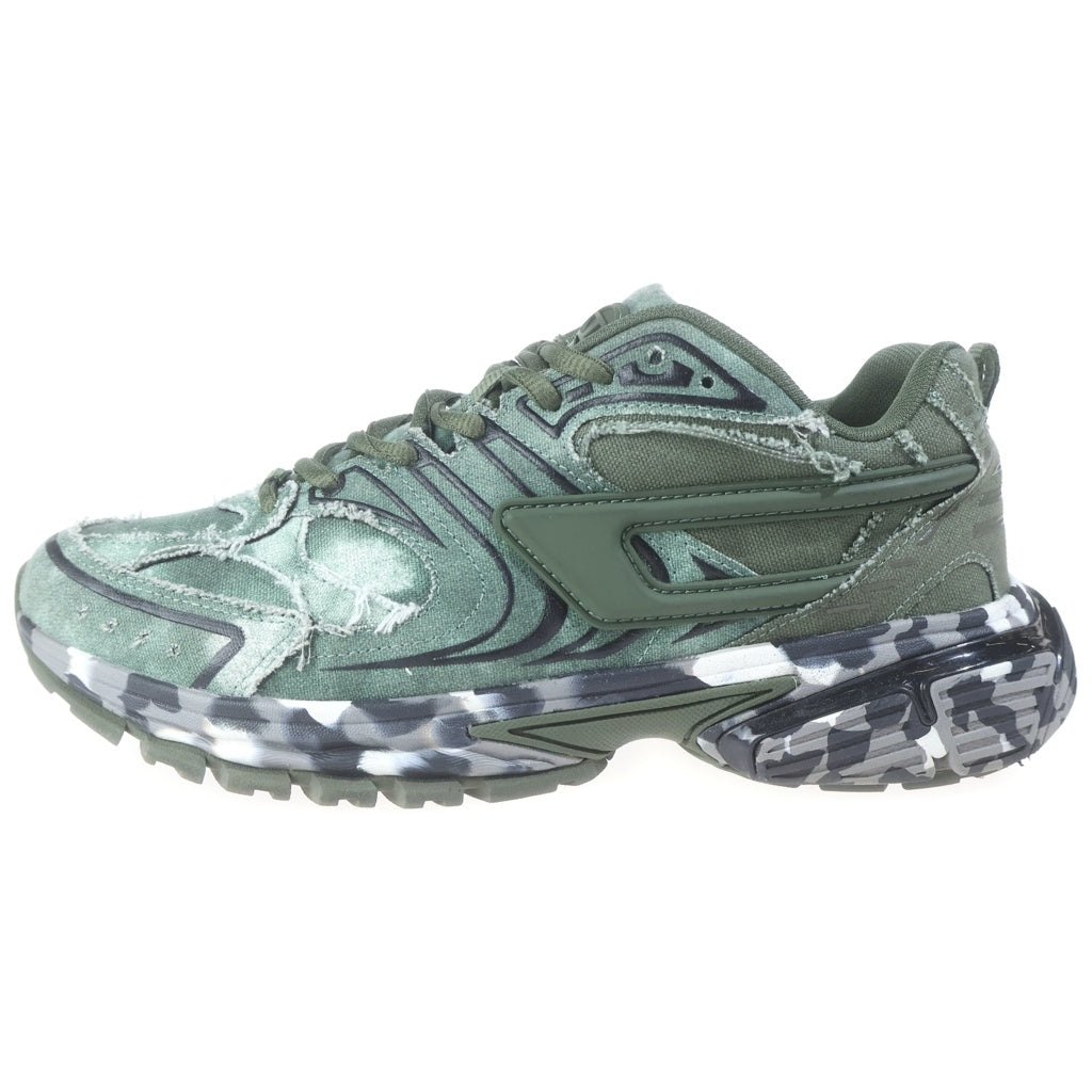 DIESEL(ディーゼル) S-SERENDIPITY PRO-X1 S-セレンディピティ プロ-X1 Dロゴ ローカットスニーカー グリーン Y03373P6348