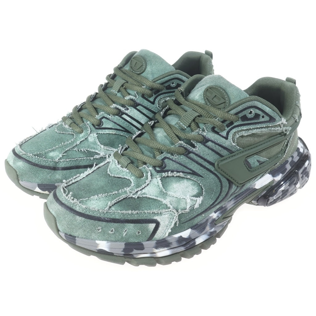 DIESEL(ディーゼル) S-SERENDIPITY PRO-X1 S-セレンディピティ プロ-X1 Dロゴ ローカットスニーカー グリーン Y03373P6348