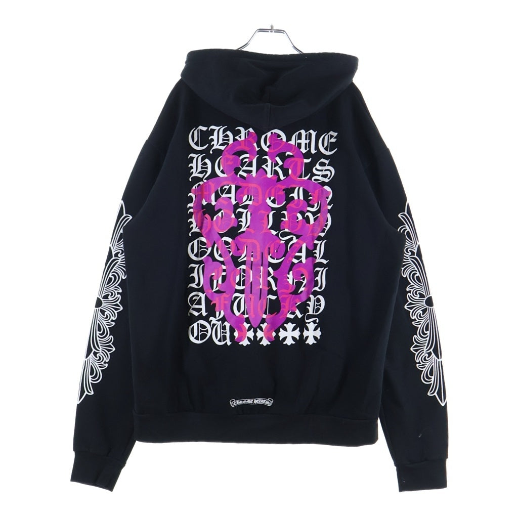CHROME HEARTS(クロムハーツ) Dagger Eye Chart HD PLVR ダガーアイチャート プルオーバーパーカー ブラック