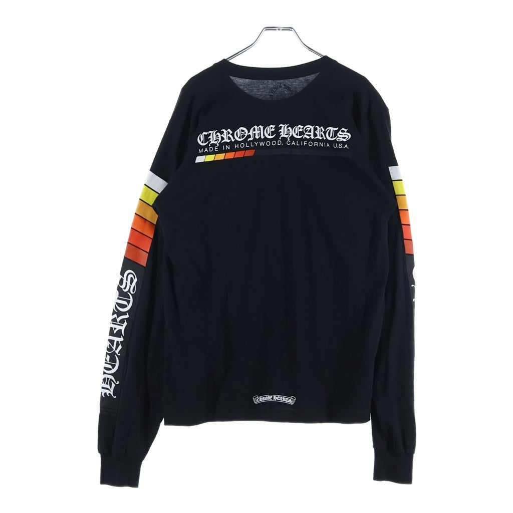 CHROME HEARTS(クロムハーツ) Boost Graphic Print ブースト グラフィックプリント クルーネック長袖Tシャツカットソー ブラック