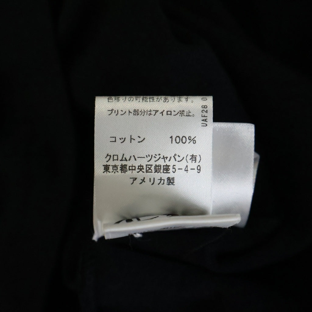 CHROME HEARTS(クロムハーツ) Boost Graphic Print ブースト グラフィックプリント クルーネック長袖Tシャツカットソー ブラック