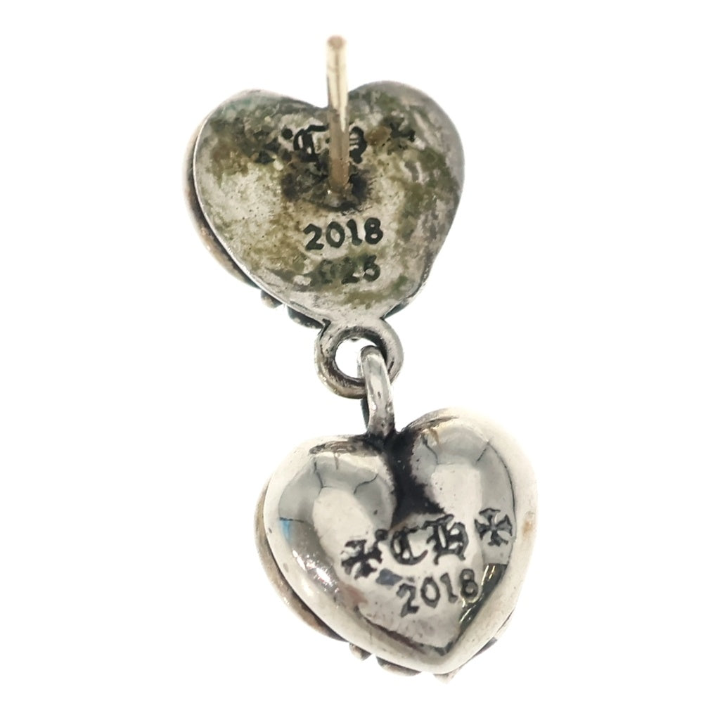 CHROME HEARTS(クロムハーツ) HEART DRP ハートドロップ ピアス シルバー