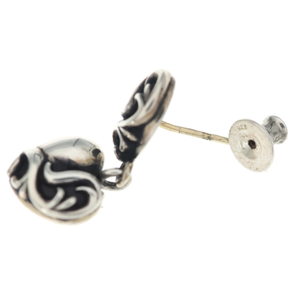 CHROME HEARTS(クロムハーツ) HEART DRP ハートドロップ ピアス シルバー