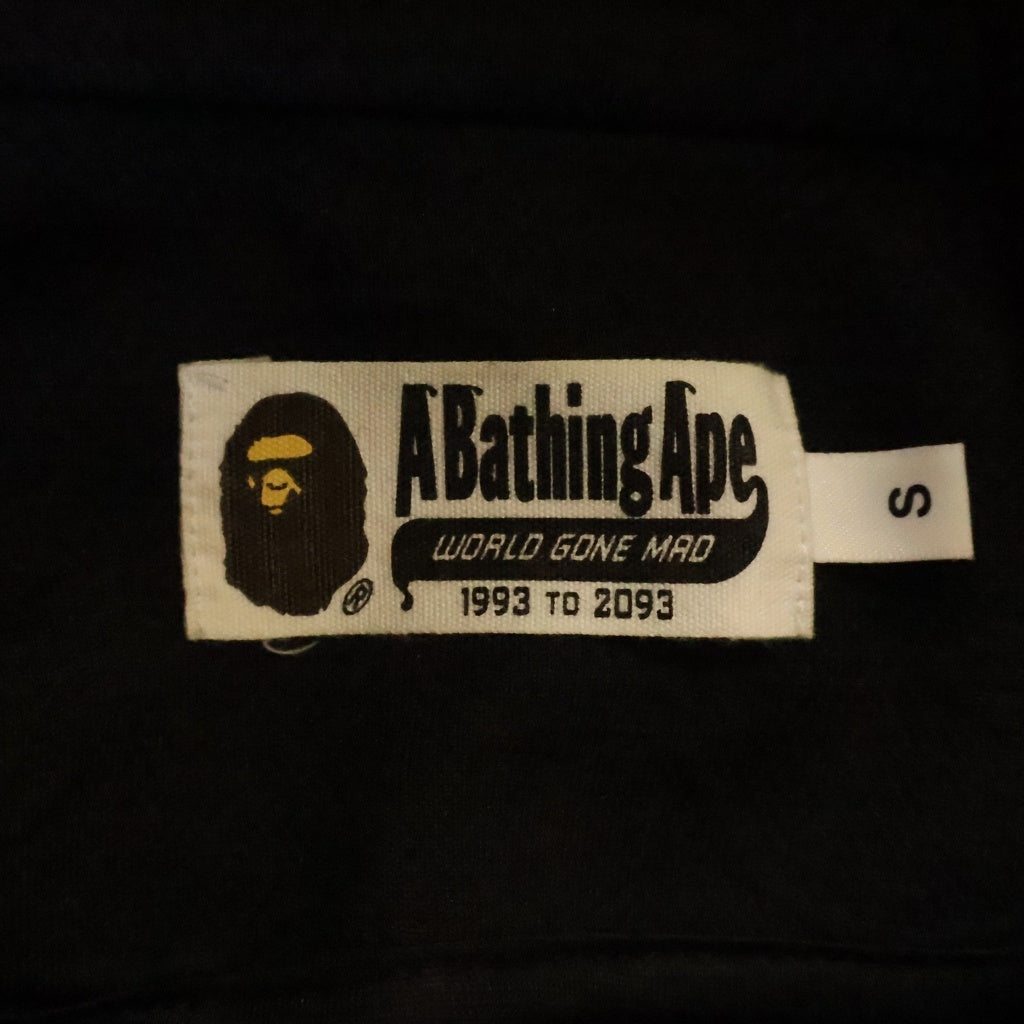 A BATHING APE(アベイシングエイプ) LINE CAMO JACQUARD BATHING APE LOGO RELAXED FIT TRACK JACKET ジャガード トラックジャケット ブラック 001SWK801309M