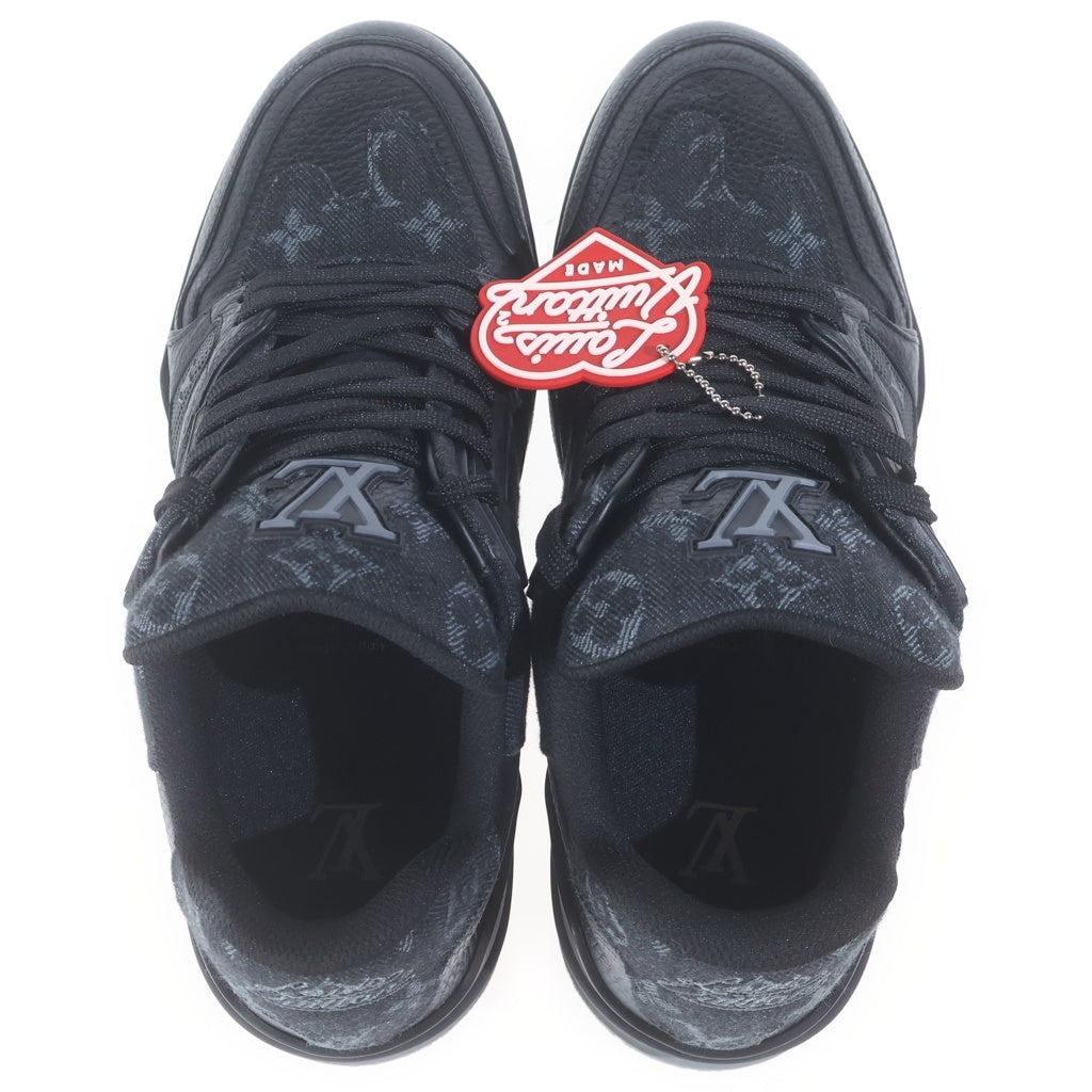 LOUIS VUITTON(ルイヴィトン) ×NIGO LV TRAINER BLACK DENIM ニゴ LVトレーナーローカットスニーカー ブラック 1A9IPH