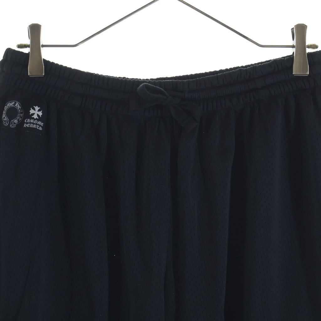 CHROME HEARTS(クロムハーツ) MESH WARM UP JERSEY CHプリントメッシュハーフパンツ ブラック