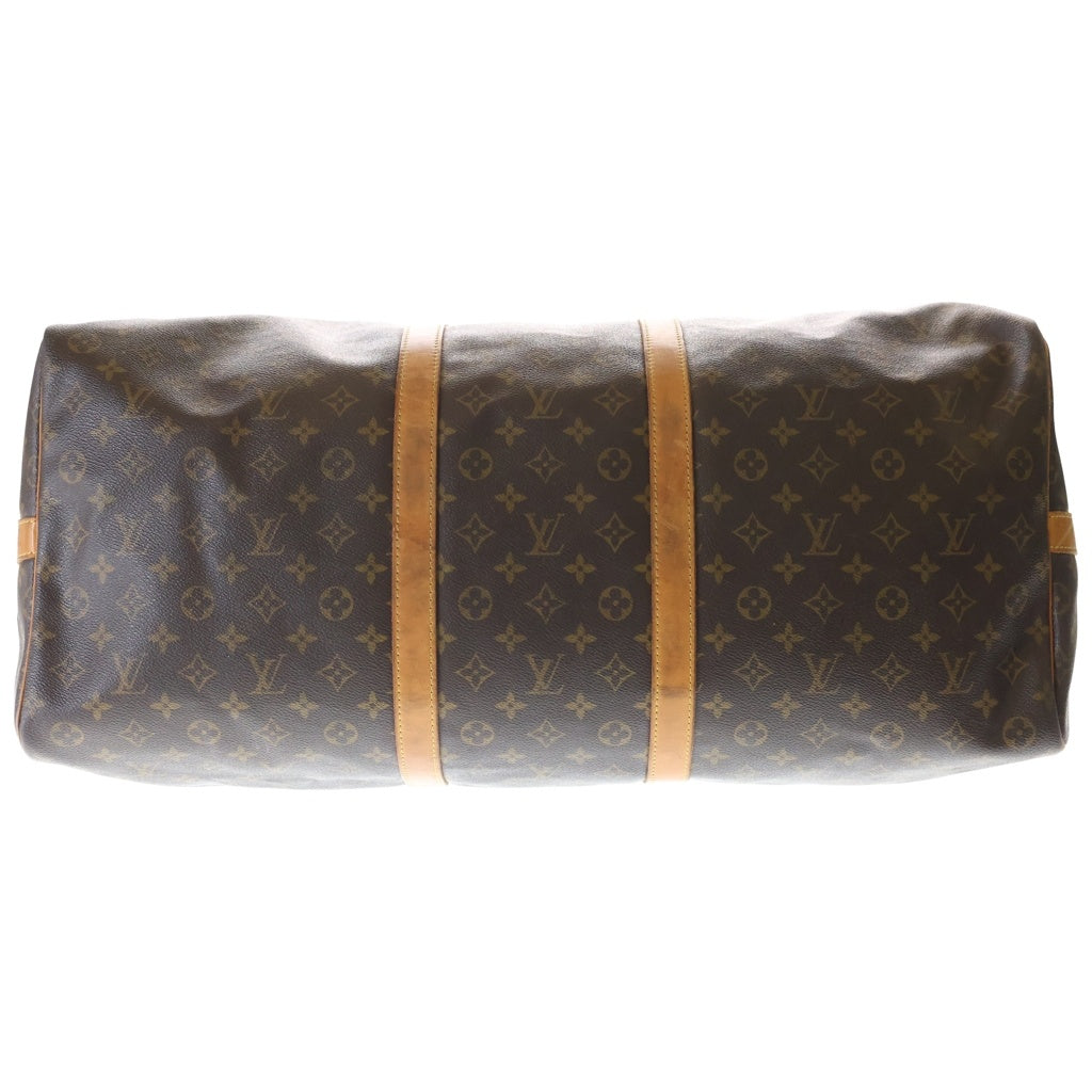 LOUIS VUITTON(ルイヴィトン) モノグラム キーポルバンドリエール60 レザーハンドショルダーボストンバッグ ブラウン M41412