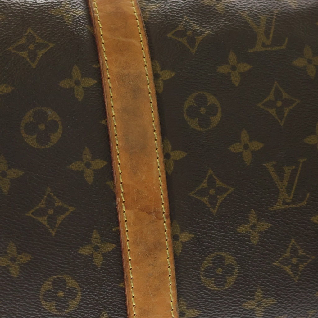LOUIS VUITTON(ルイヴィトン) モノグラム キーポルバンドリエール60 レザーハンドショルダーボストンバッグ ブラウン M41412