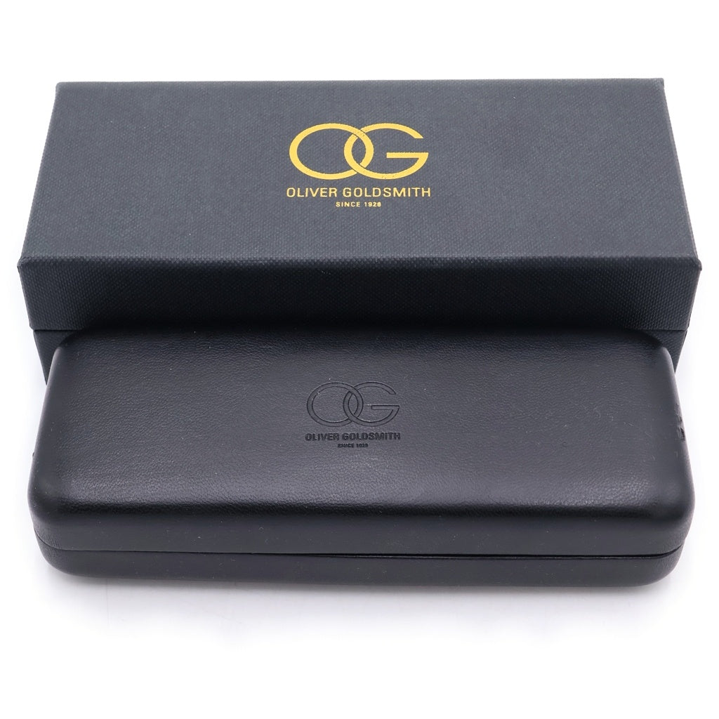 OLIVER GOLDSMITH(オリバーゴールドスミス) SHEPPERTON シェパートン ラウンドフレーム サングラス 眼鏡 クリアイエロー/ブラウン -